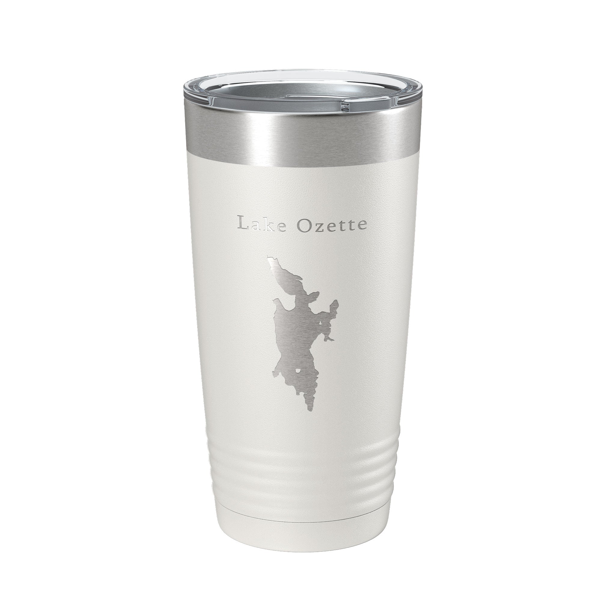 Lake Ozette Map Tumbler Travel Mug Insulated Laser Engraved Coffee Cup Washington 20 oz-1
