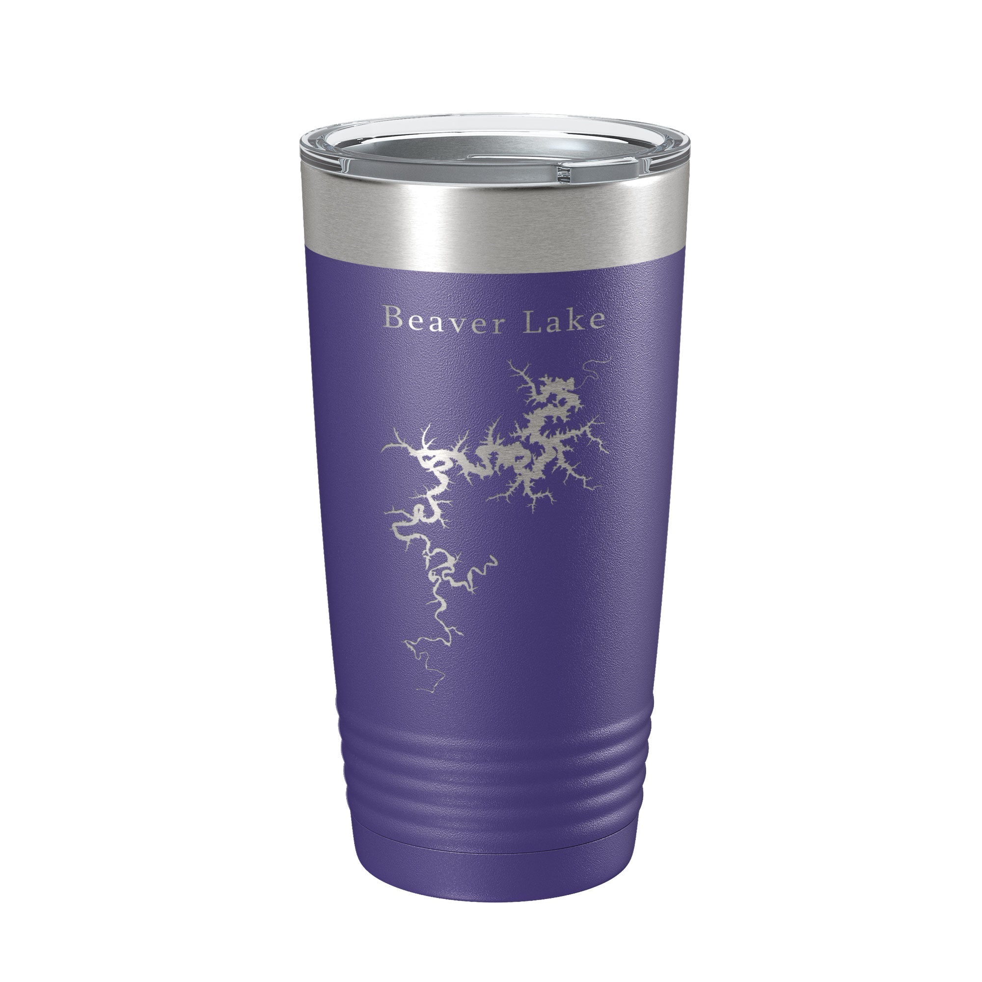 Beaver Lake Map Tumbler Travel Mug Insulated Laser Engraved Coffee Cup Arkansas 20 oz-15