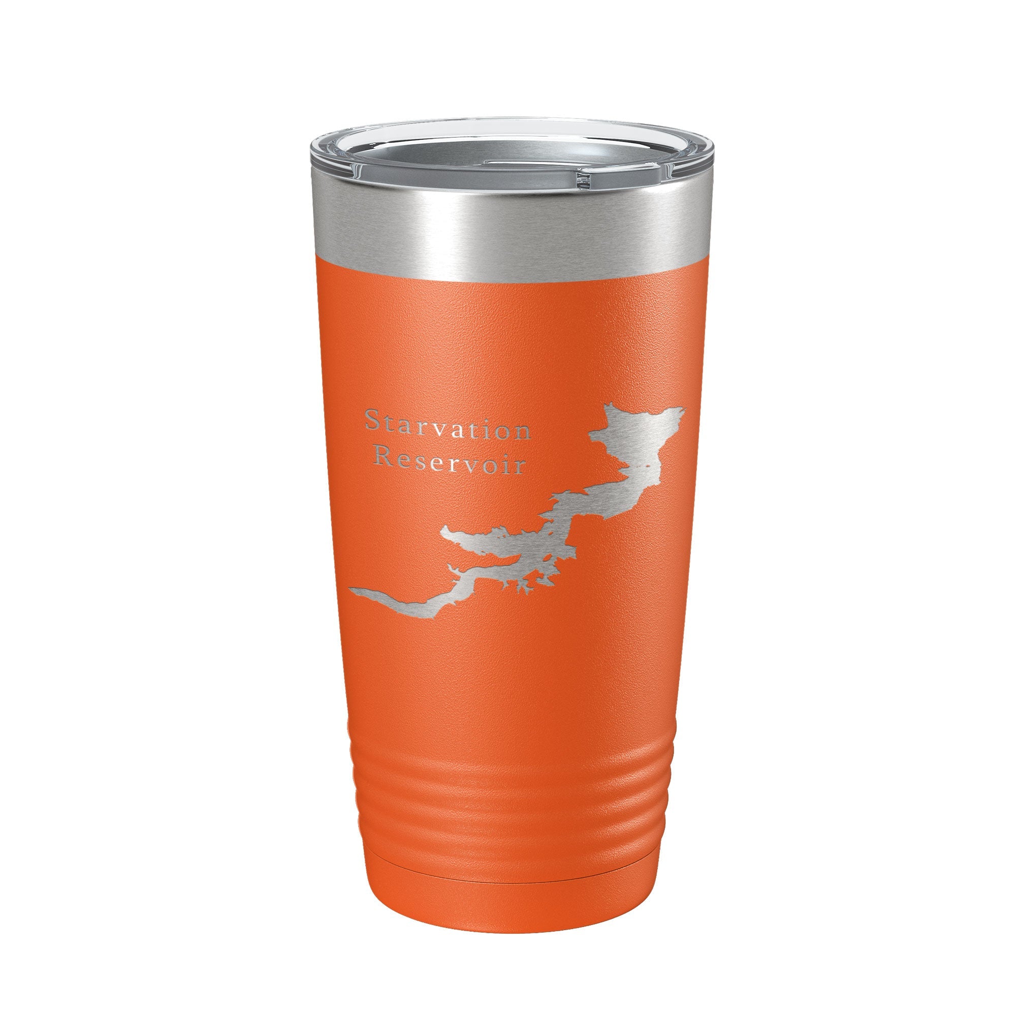 Starvation Reservoir Tumbler Lake Map Travel Mug Insulated Laser Engraved Coffee Cup Utah 20 oz-17