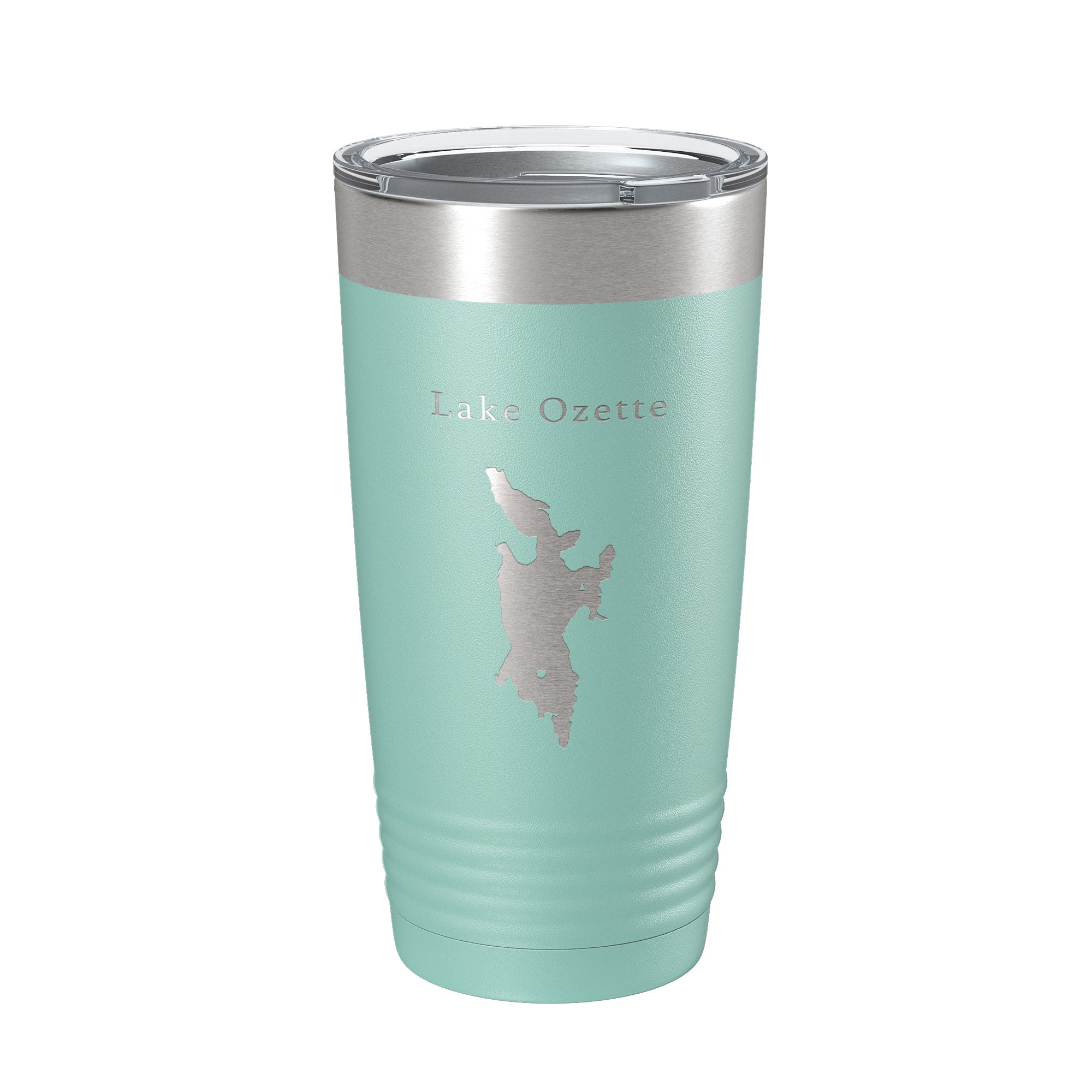 Lake Ozette Map Tumbler Travel Mug Insulated Laser Engraved Coffee Cup Washington 20 oz-12