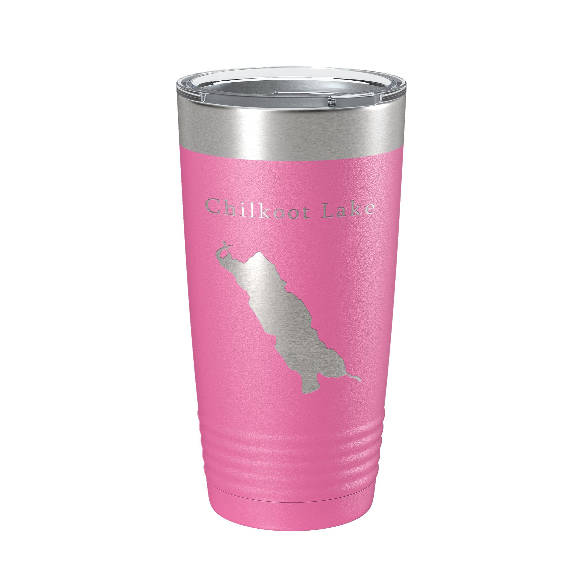 Chilkoot Lake Map Tumbler Travel Mug Insulated Laser Engraved Coffee Cup Alaska 20 oz-11