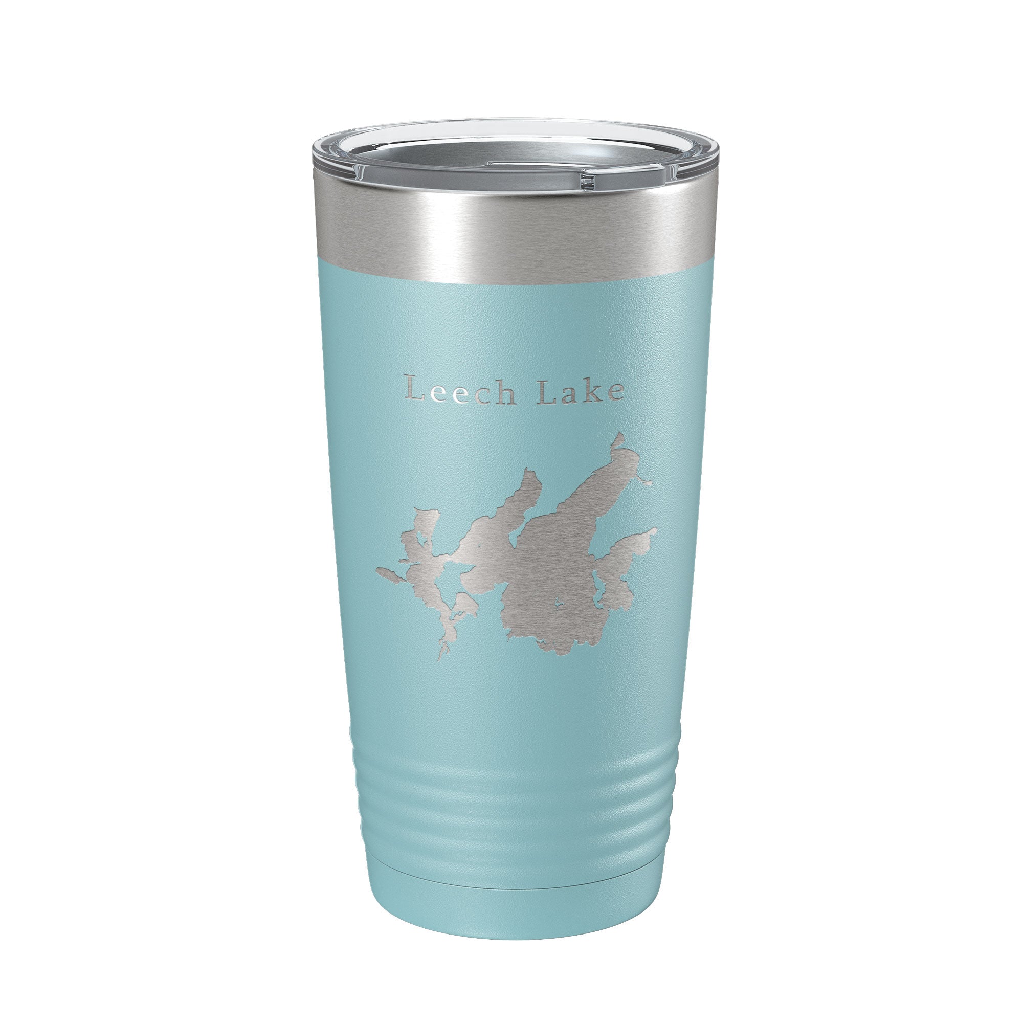 Leech Lake Map Tumbler Travel Mug Insulated Laser Engraved Coffee Cup Minnesota 20 oz-13
