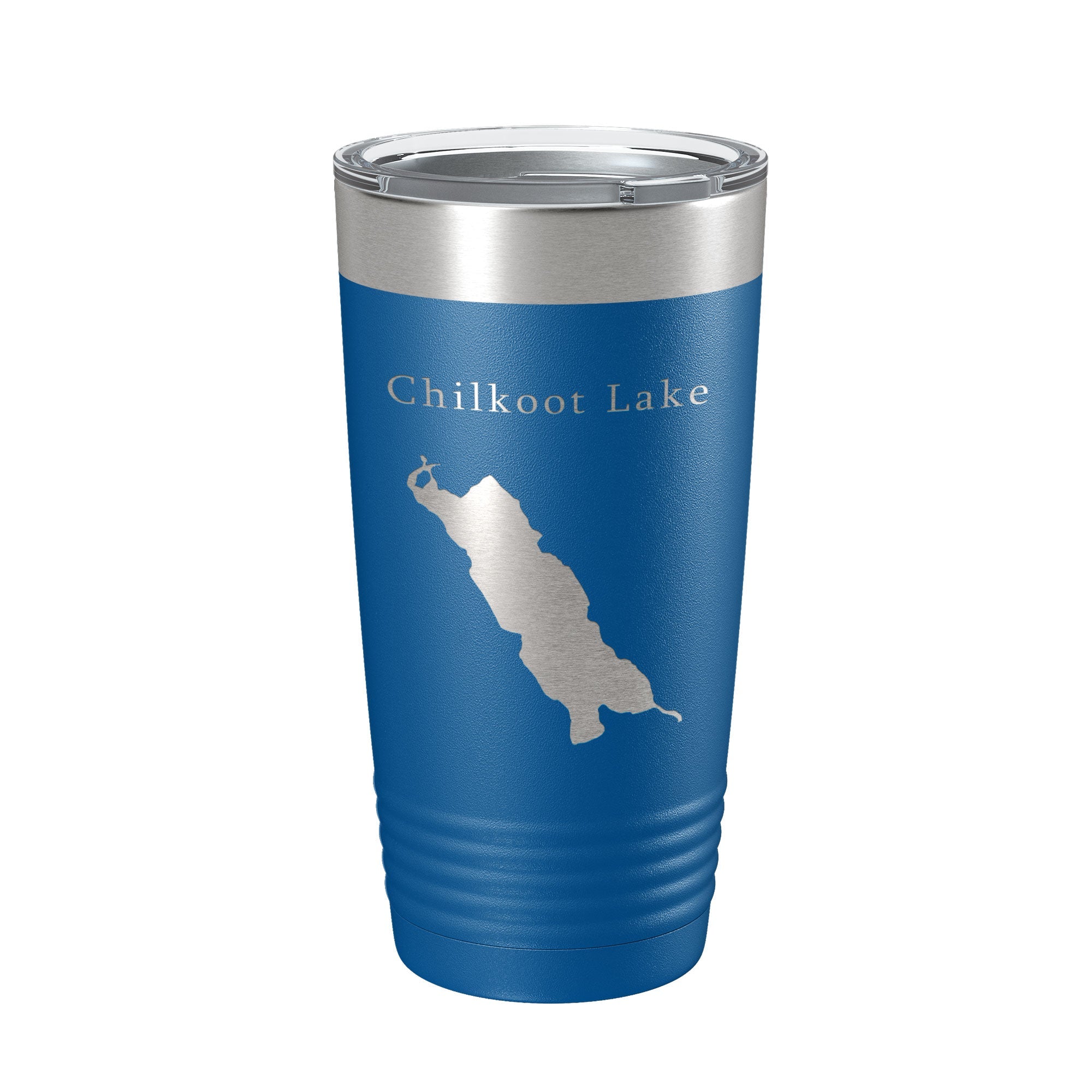 Chilkoot Lake Map Tumbler Travel Mug Insulated Laser Engraved Coffee Cup Alaska 20 oz-6