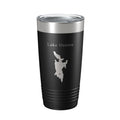 Lake Ozette Map Tumbler Travel Mug Insulated Laser Engraved Coffee Cup Washington 20 oz-5