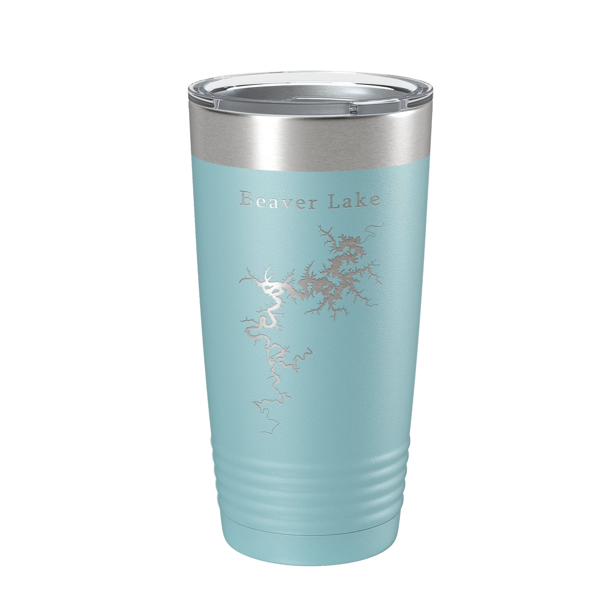 Beaver Lake Map Tumbler Travel Mug Insulated Laser Engraved Coffee Cup Arkansas 20 oz-13