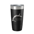Governor Bond Lake Map Tumbler Travel Mug Insulated Laser Engraved Coffee Cup Illinois 20 oz-5