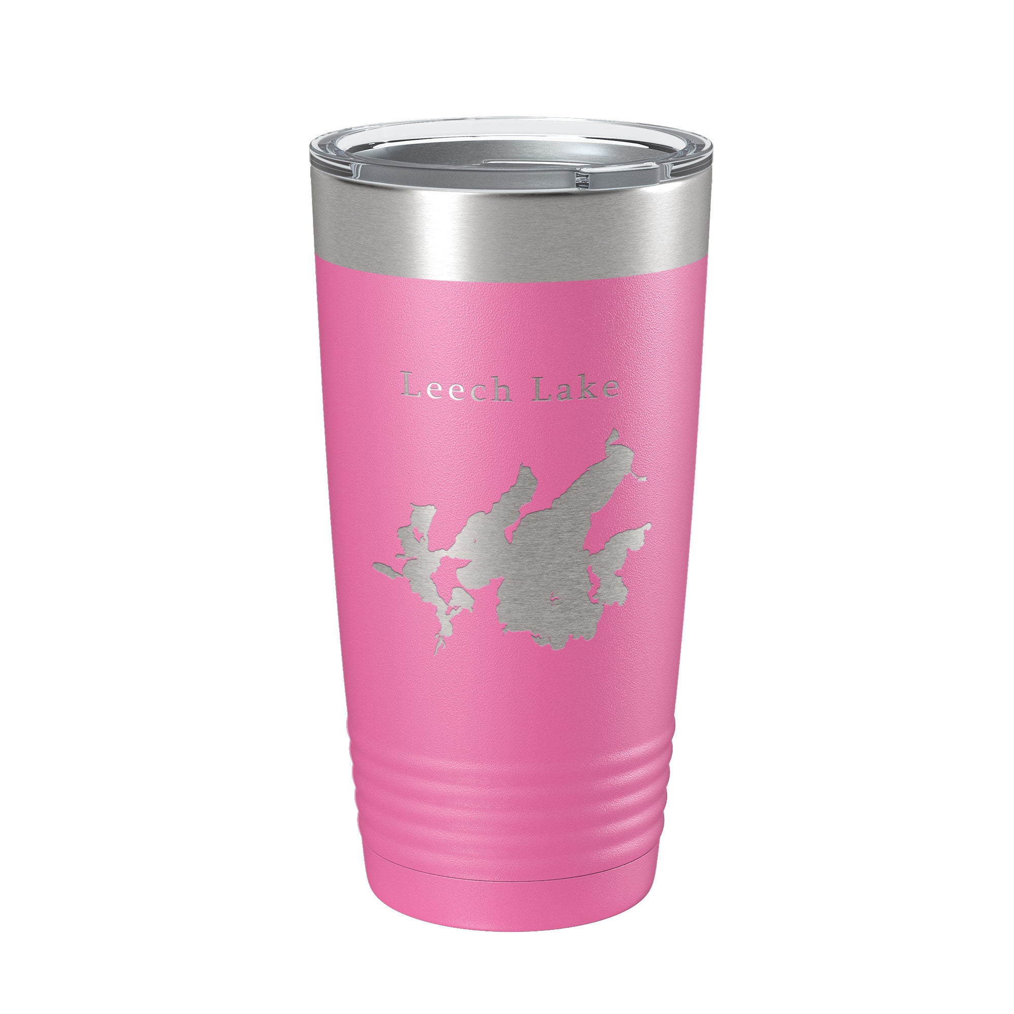 Leech Lake Map Tumbler Travel Mug Insulated Laser Engraved Coffee Cup Minnesota 20 oz-11