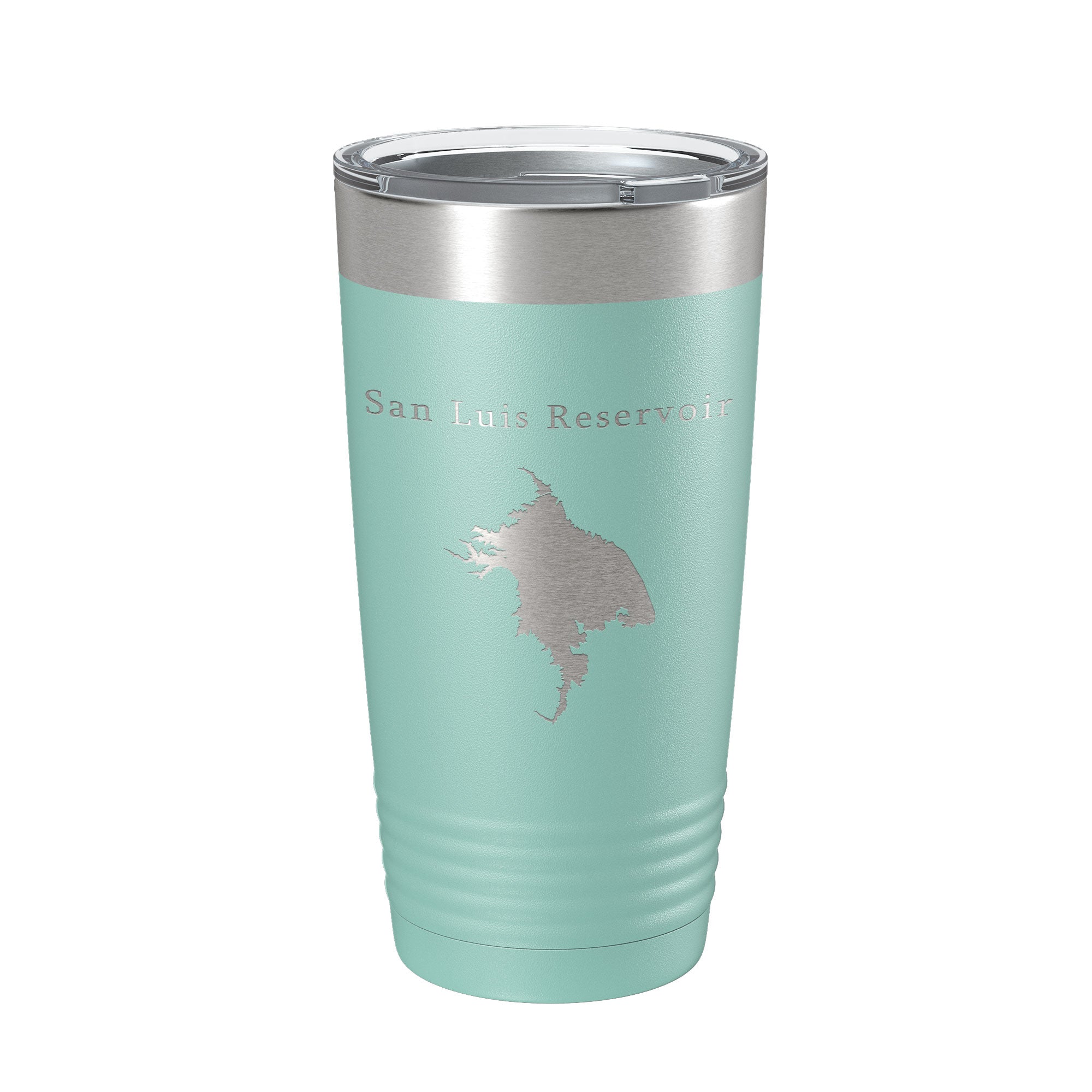 San Luis Reservoir Tumbler Lake Map Travel Mug Insulated Laser Engraved Coffee Cup California 20 oz-12