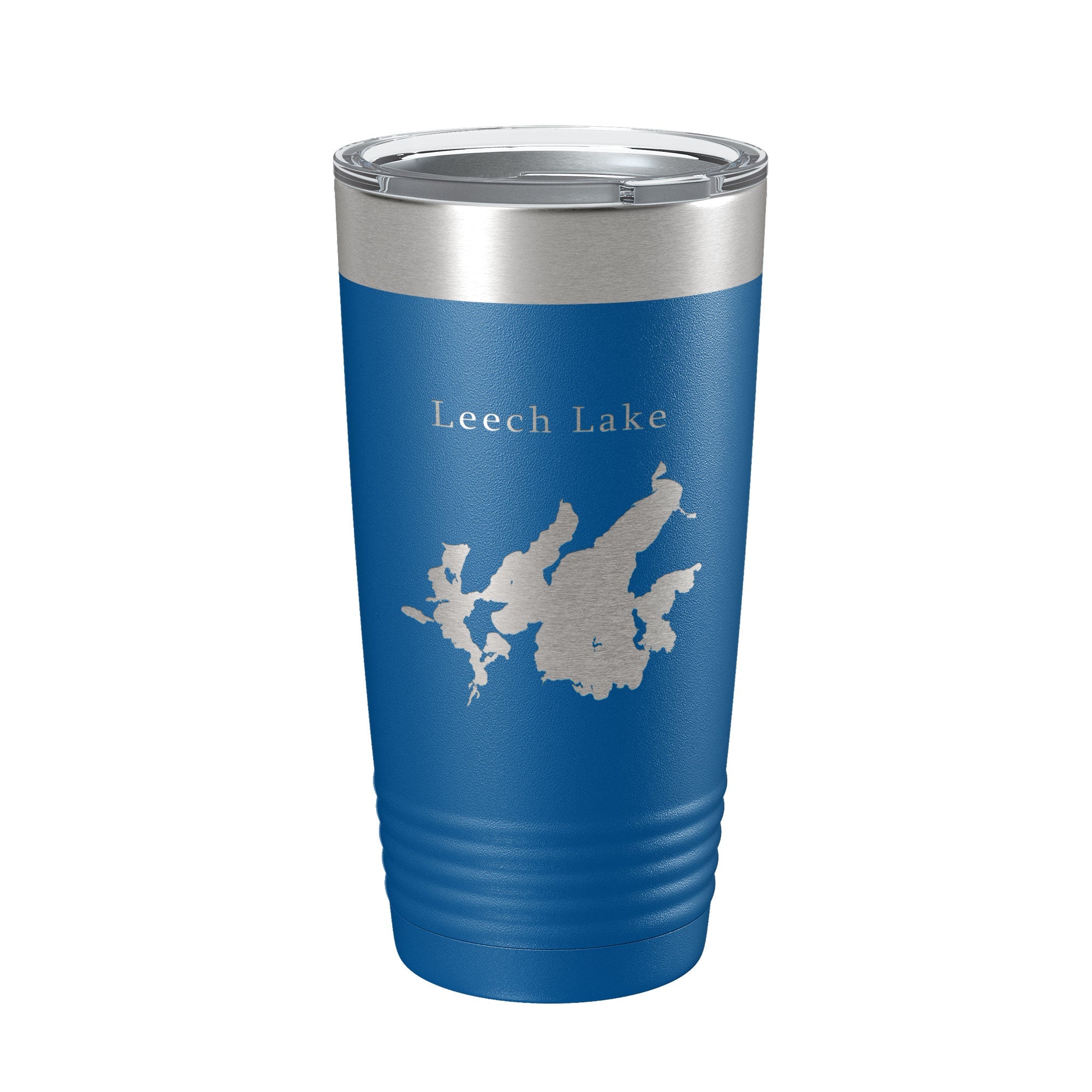 Leech Lake Map Tumbler Travel Mug Insulated Laser Engraved Coffee Cup Minnesota 20 oz-6
