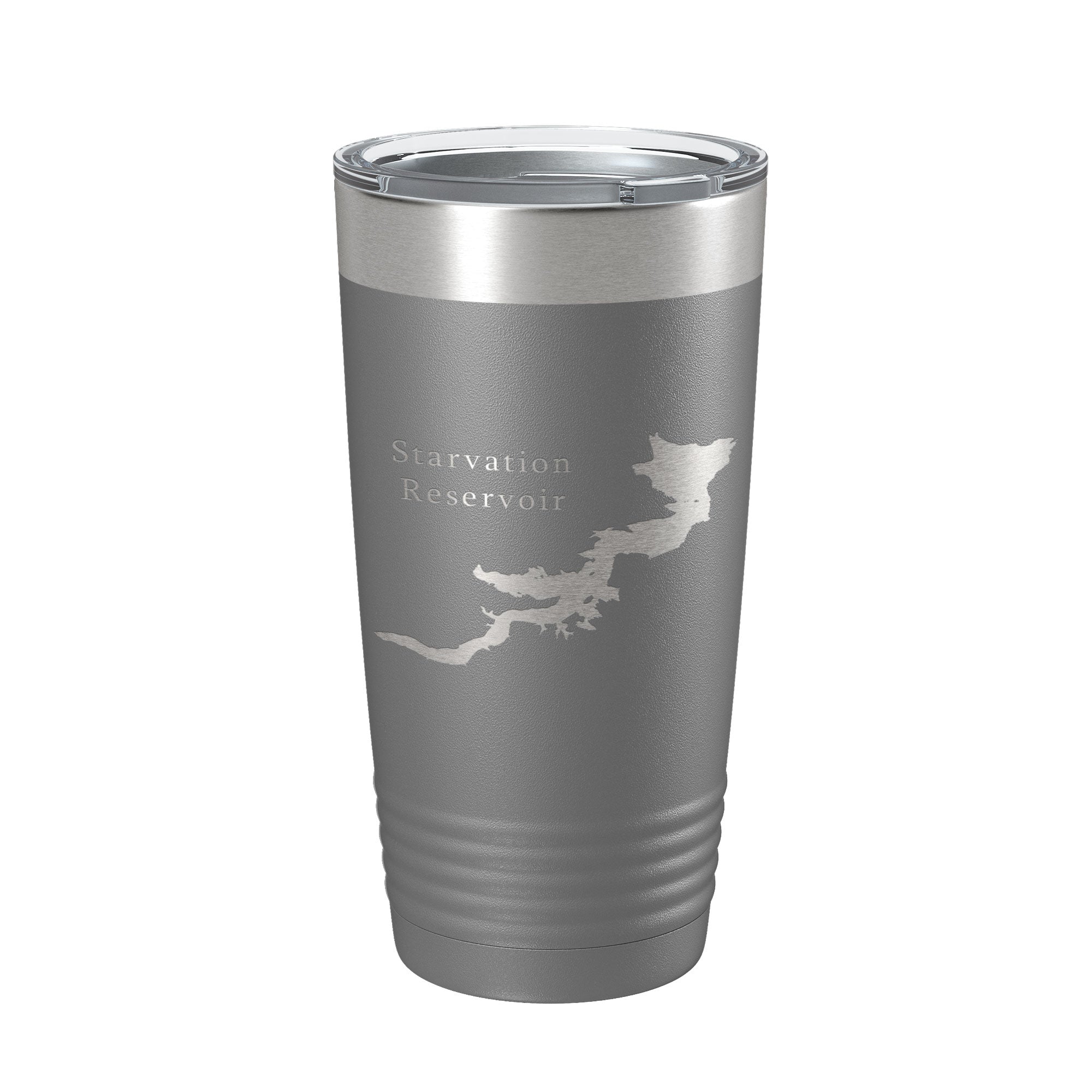 Starvation Reservoir Tumbler Lake Map Travel Mug Insulated Laser Engraved Coffee Cup Utah 20 oz-16