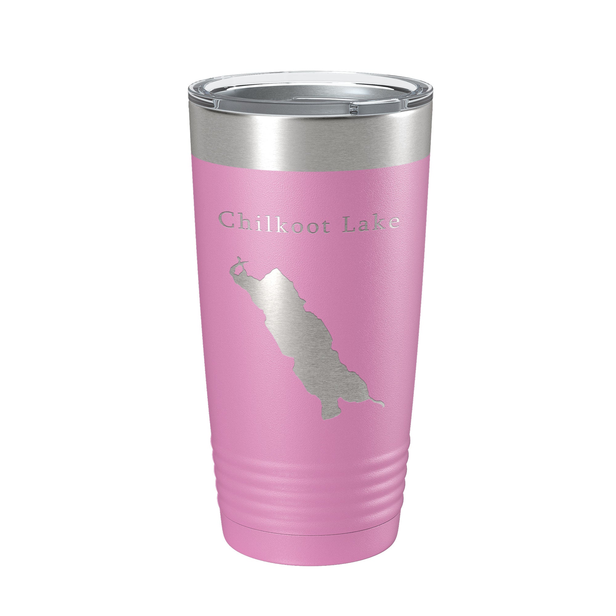 Chilkoot Lake Map Tumbler Travel Mug Insulated Laser Engraved Coffee Cup Alaska 20 oz-14