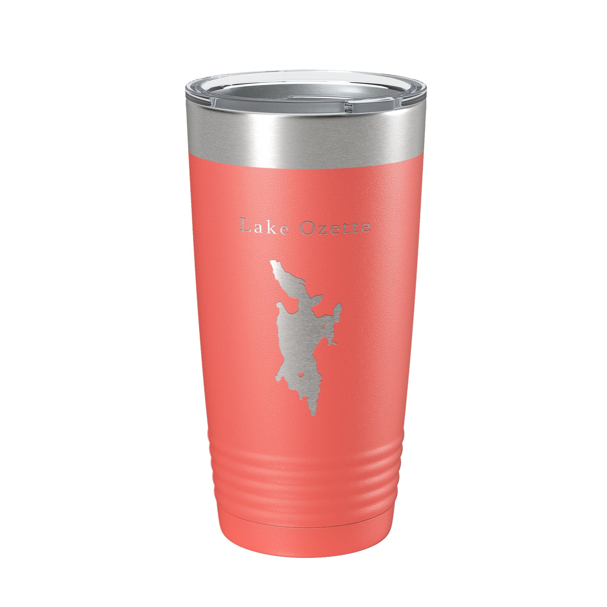 Lake Ozette Map Tumbler Travel Mug Insulated Laser Engraved Coffee Cup Washington 20 oz-20