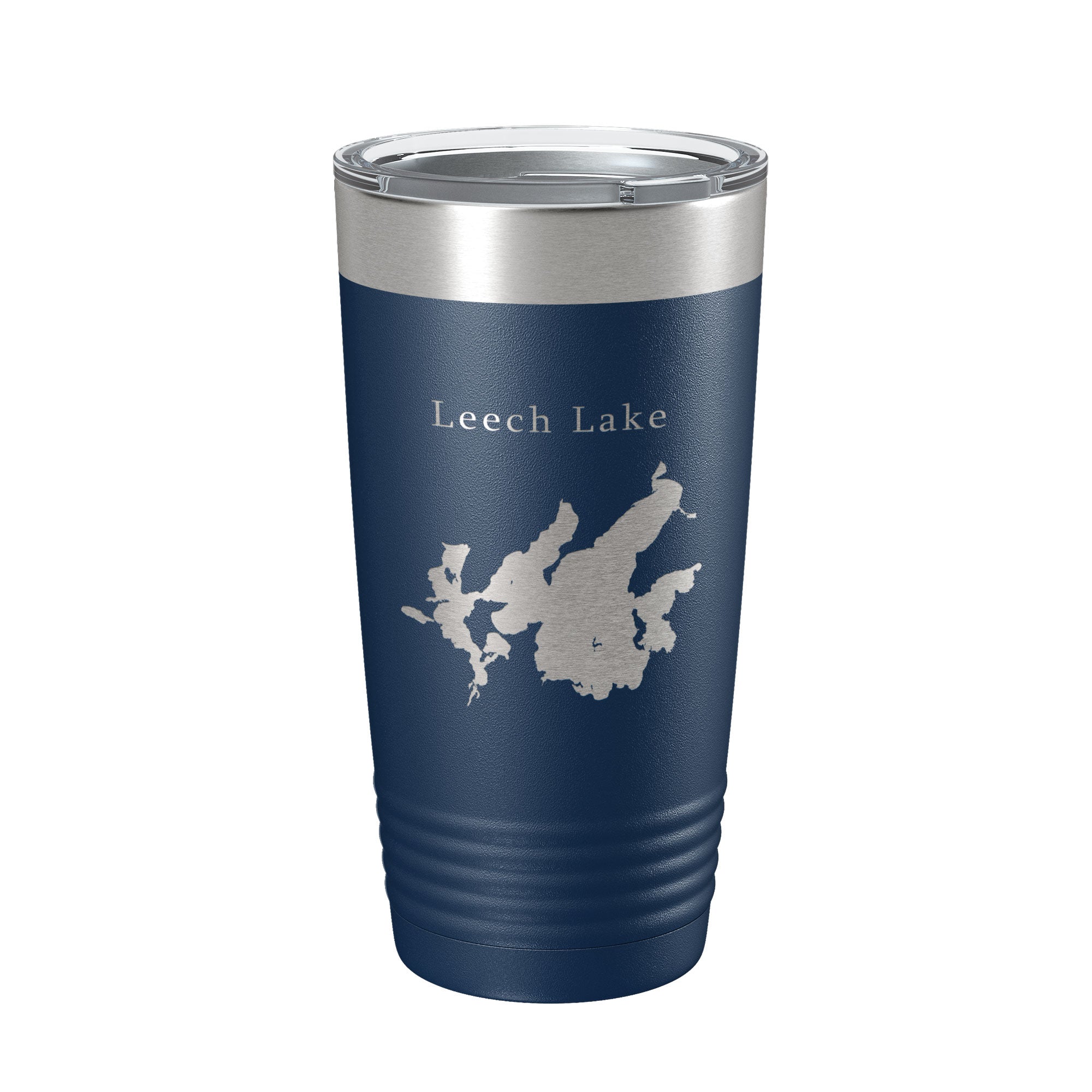 Leech Lake Map Tumbler Travel Mug Insulated Laser Engraved Coffee Cup Minnesota 20 oz-8