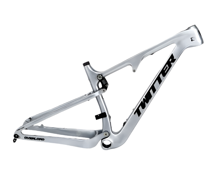 TWITTER OVERLORD Full Suspension Carbon MTB Frame – T800 Mix, 29"/27.5", AM, without Rear  SHOX-5
