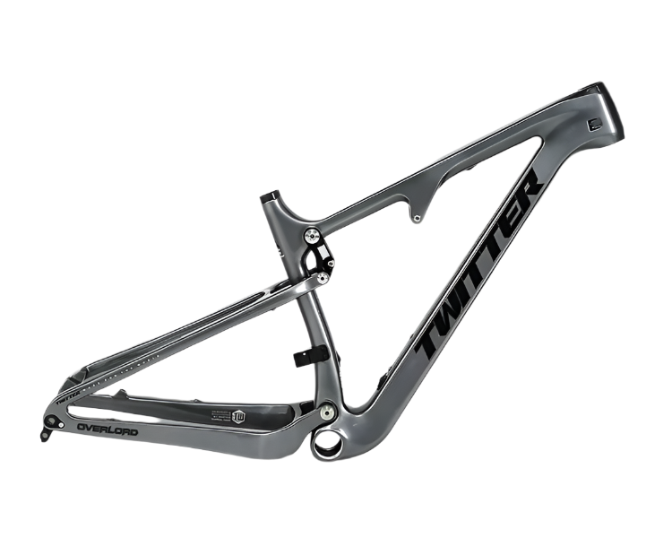 TWITTER OVERLORD Full Suspension Carbon MTB Frame – T800 Mix, 29"/27.5", AM, without Rear  SHOX