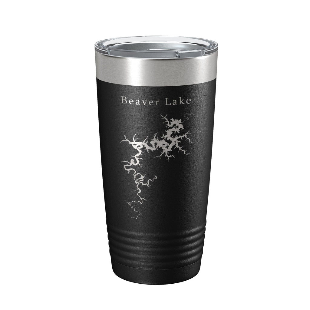Beaver Lake Map Tumbler Travel Mug Insulated Laser Engraved Coffee Cup Arkansas 20 oz-5