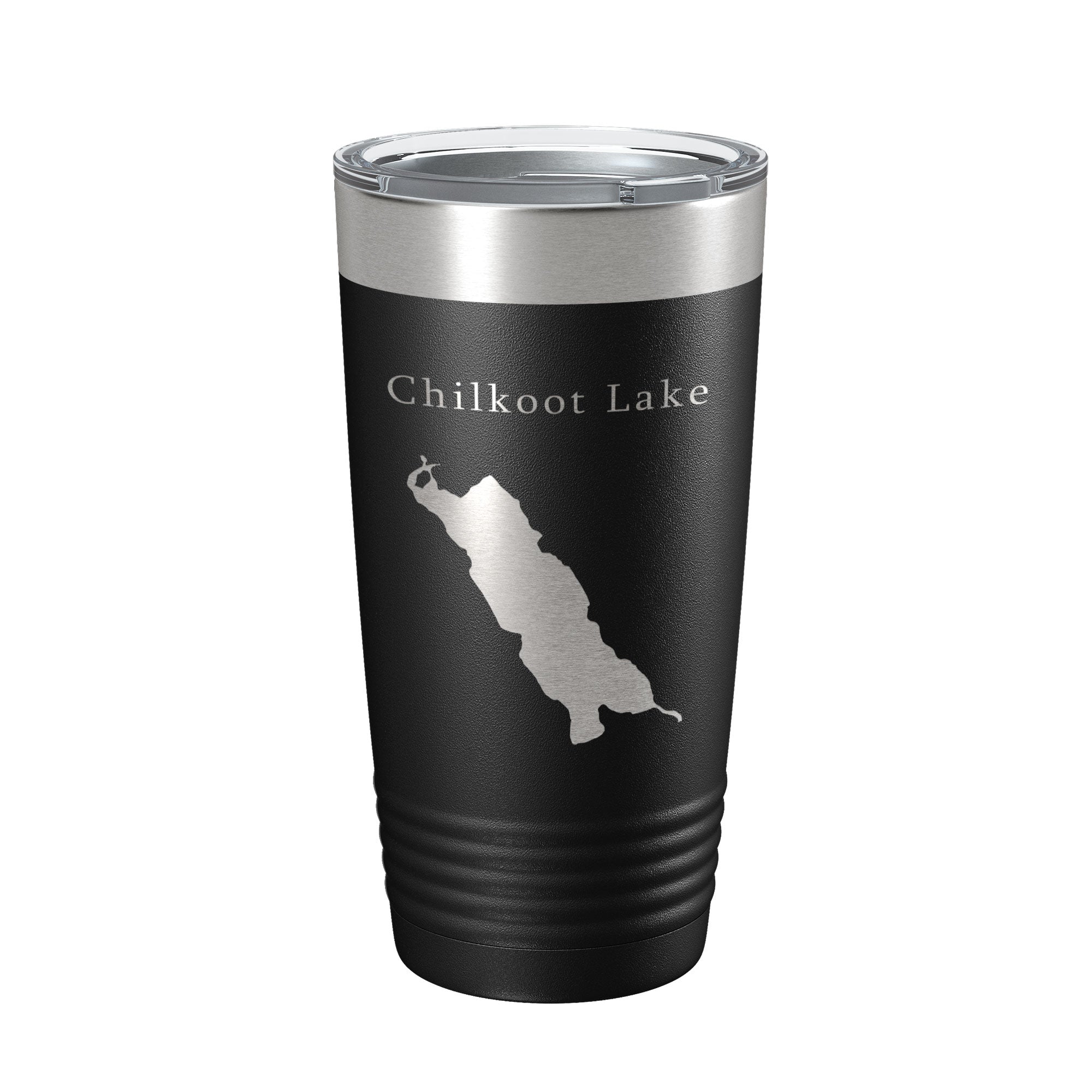 Chilkoot Lake Map Tumbler Travel Mug Insulated Laser Engraved Coffee Cup Alaska 20 oz-5