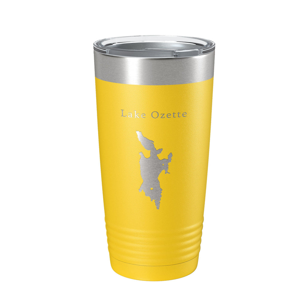 Lake Ozette Map Tumbler Travel Mug Insulated Laser Engraved Coffee Cup Washington 20 oz-4