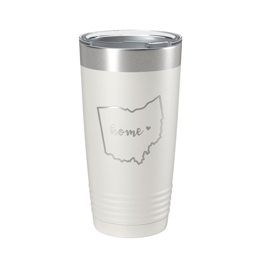 Ohio Tumbler Home State Travel Mug Insulated Laser Engraved Map Coffee Cup 20 oz-1