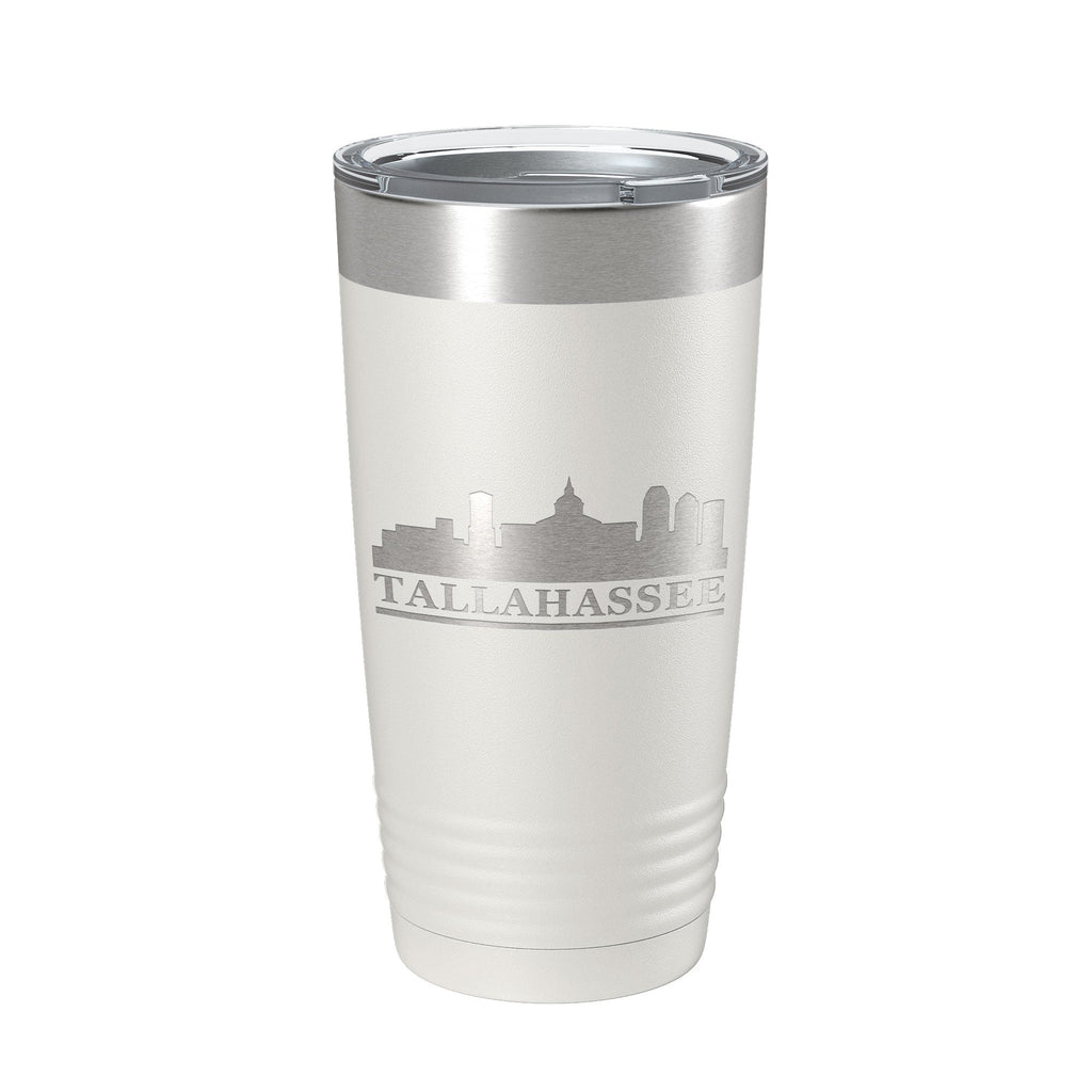 Tallahassee Skyline Tumbler Travel Mug Insulated Laser Engraved Coffee Cup Florida 20 oz-1