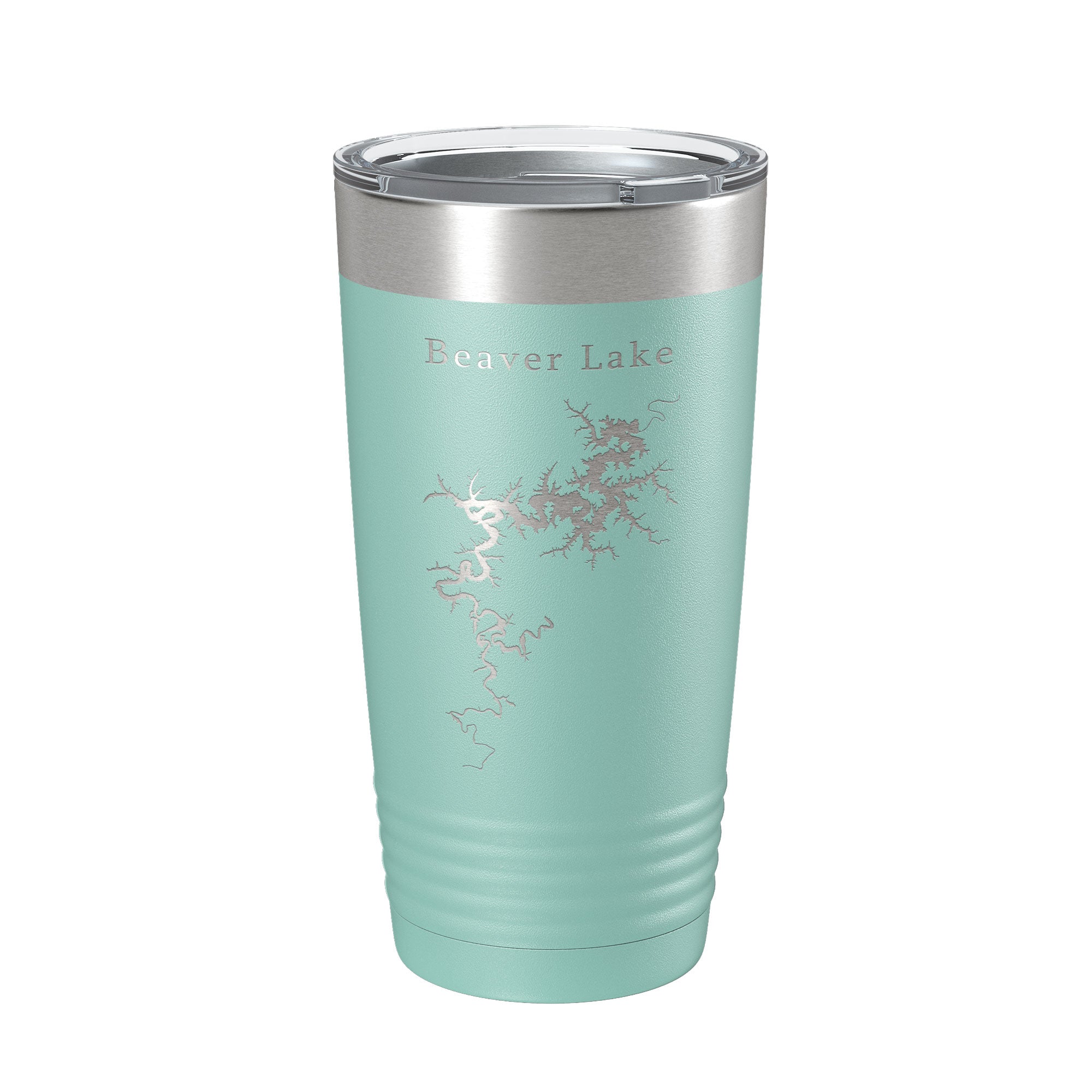 Beaver Lake Map Tumbler Travel Mug Insulated Laser Engraved Coffee Cup Arkansas 20 oz-12