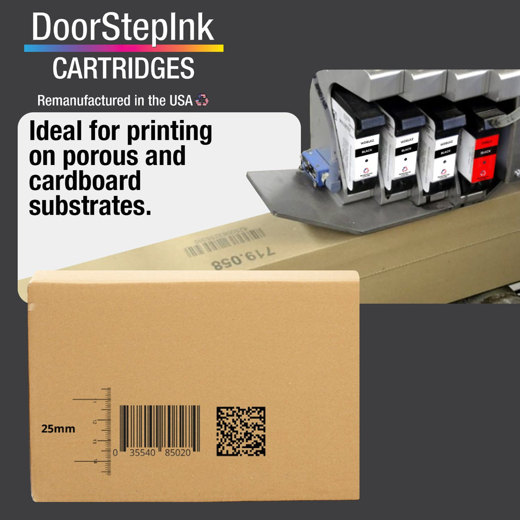 DoorStepInk TIJ Pigment Blue Ink Cartridge Made in the USA-2