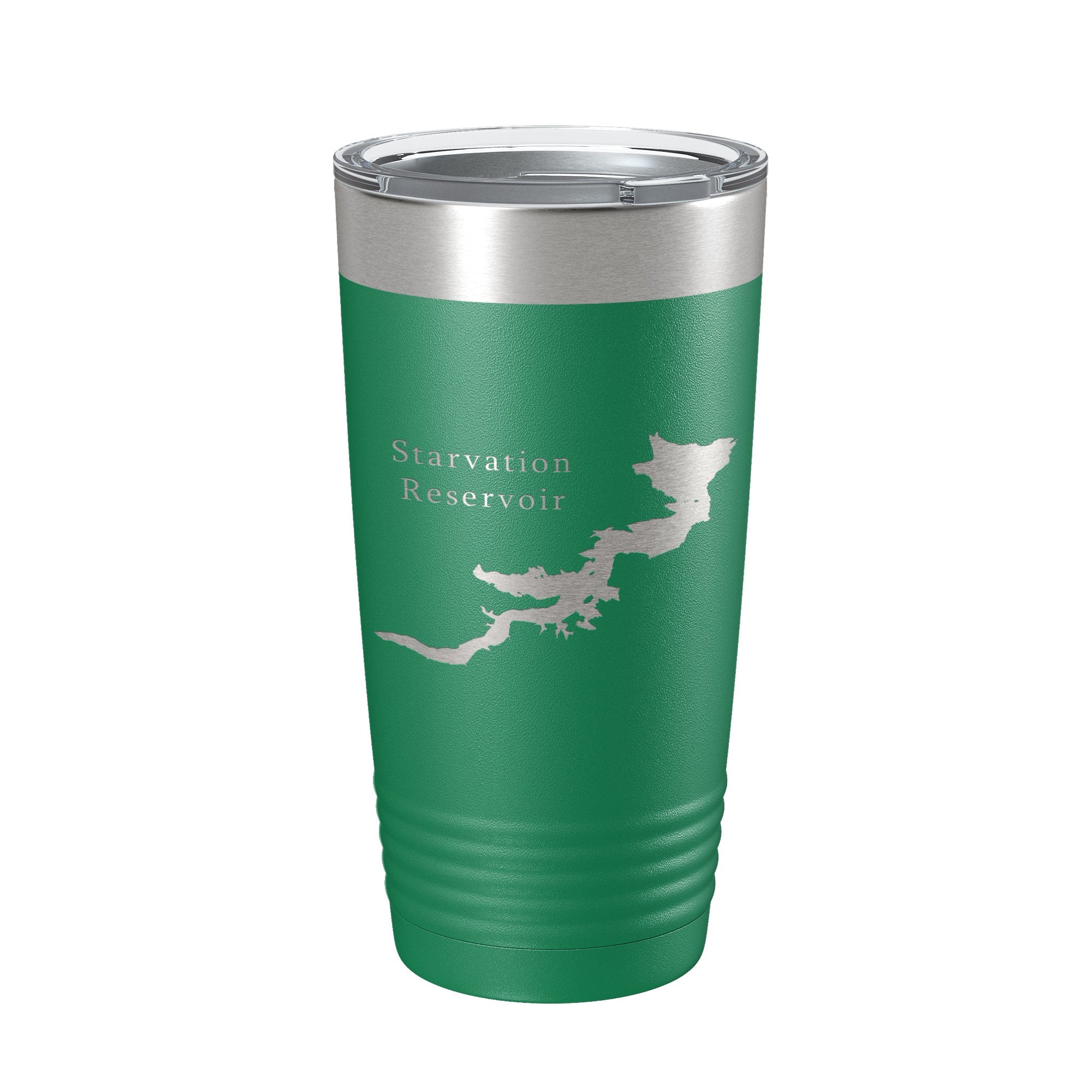 Starvation Reservoir Tumbler Lake Map Travel Mug Insulated Laser Engraved Coffee Cup Utah 20 oz-9