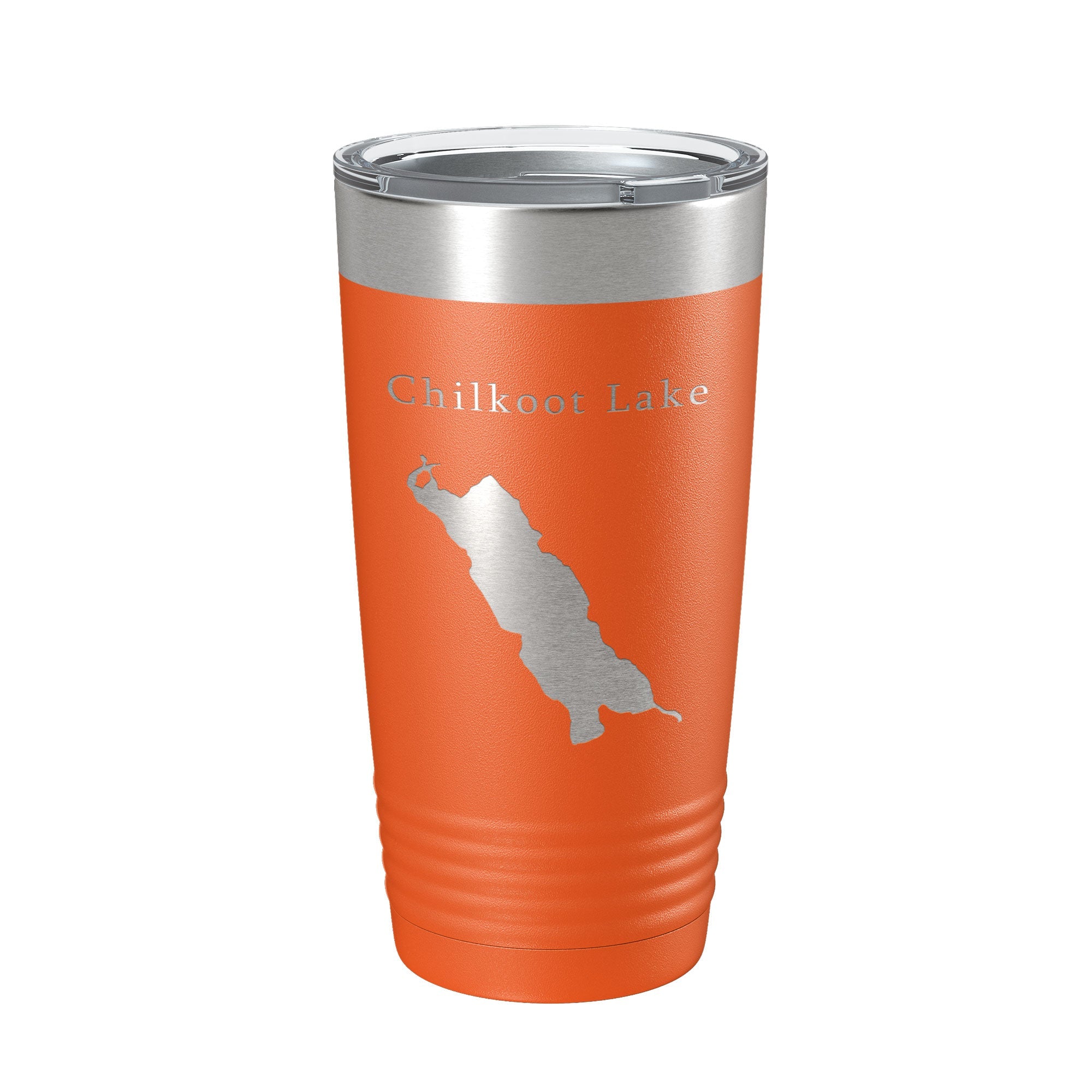 Chilkoot Lake Map Tumbler Travel Mug Insulated Laser Engraved Coffee Cup Alaska 20 oz-17