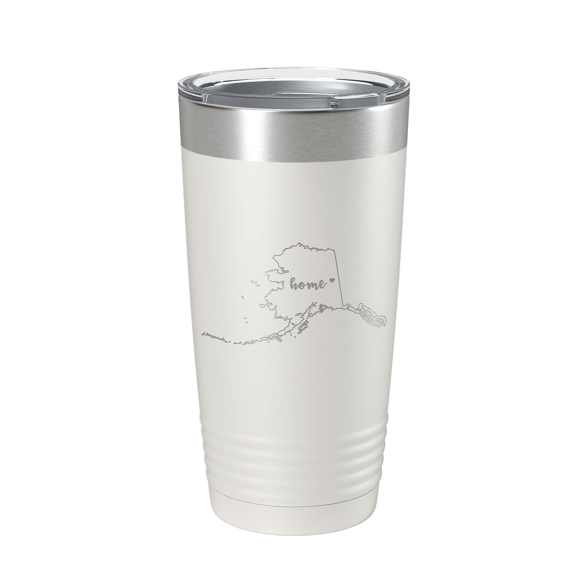 Alaska Tumbler Home State Travel Mug Insulated Laser Engraved Map Coffee Cup 20 oz-1