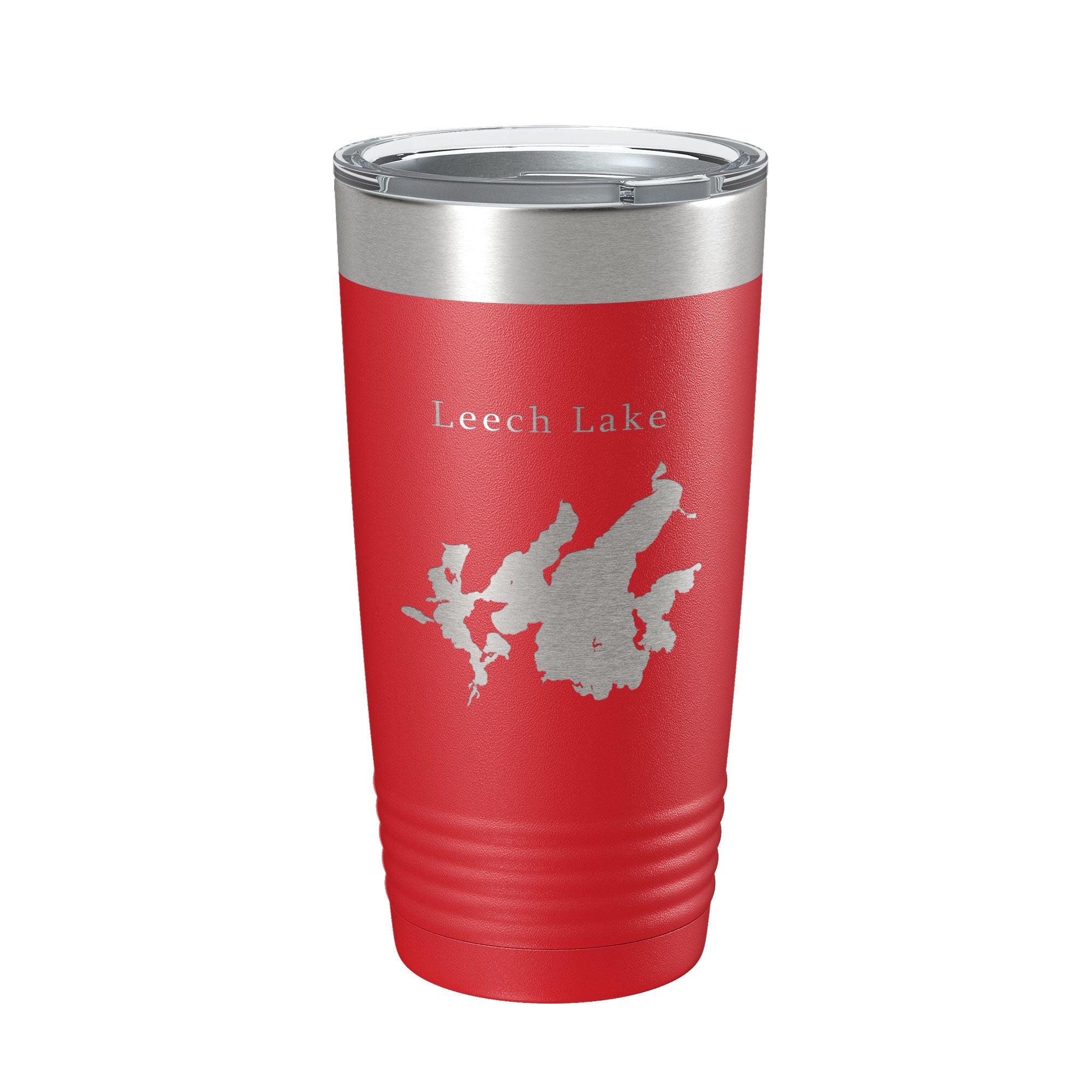 Leech Lake Map Tumbler Travel Mug Insulated Laser Engraved Coffee Cup Minnesota 20 oz-10