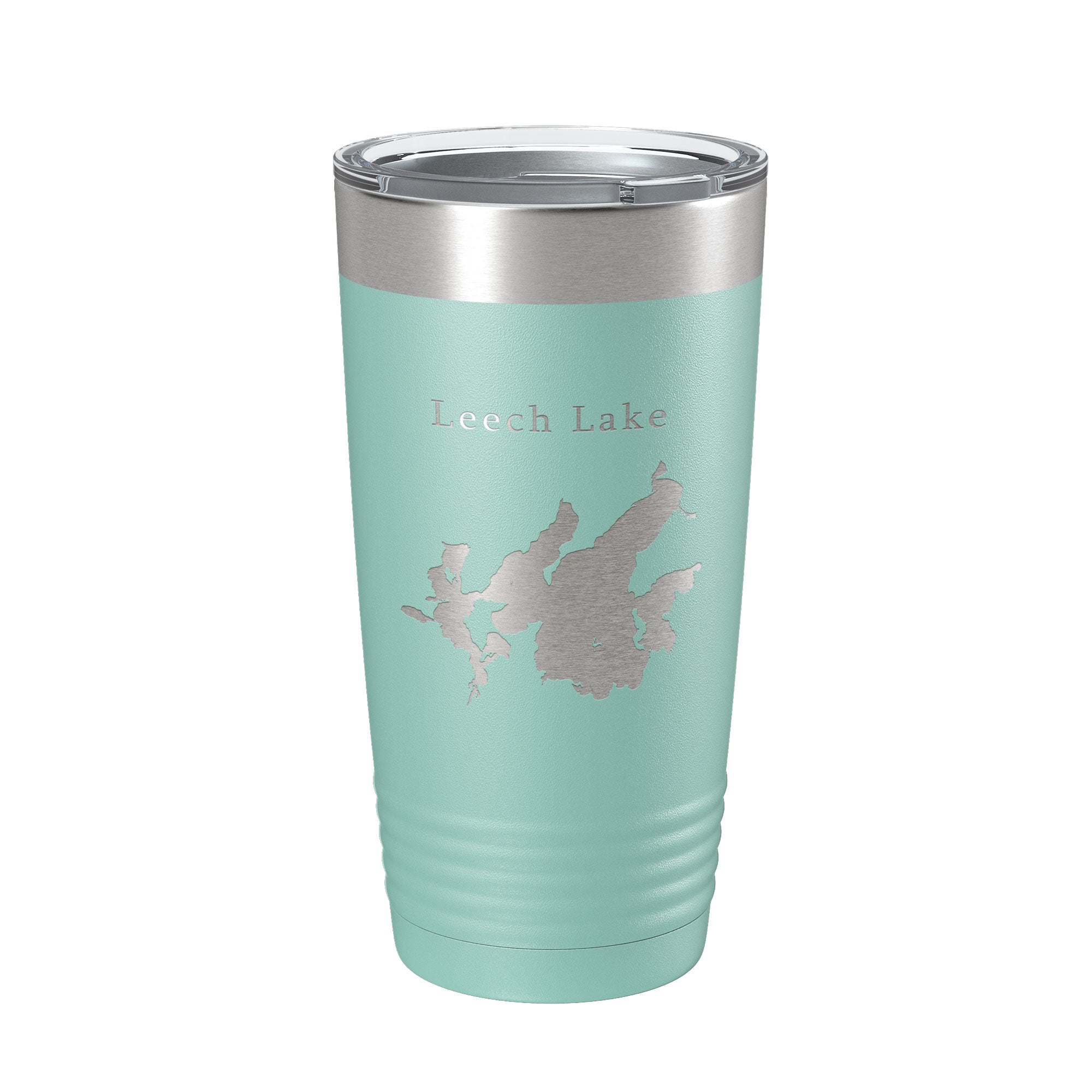 Leech Lake Map Tumbler Travel Mug Insulated Laser Engraved Coffee Cup Minnesota 20 oz-12