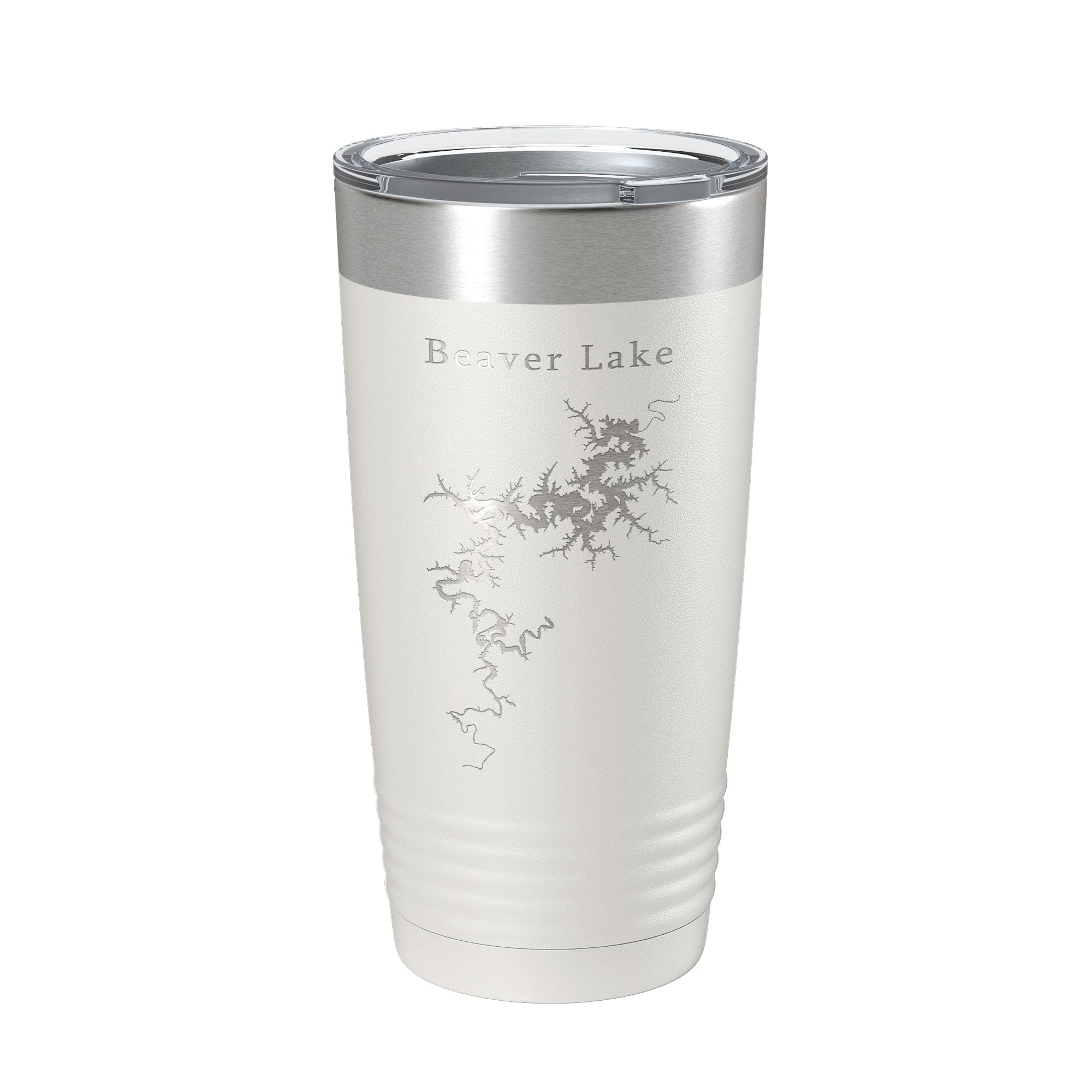 Beaver Lake Map Tumbler Travel Mug Insulated Laser Engraved Coffee Cup Arkansas 20 oz-7